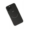 Mey İthalat® iPhone 12 Pro Kılıf Jack Magneticsafe Lens Silikon - Siyah