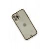 Mey İthalat®  iPhone 12 Pro Kılıf Liva Taşlı Silikon - Siyah