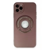 Mey İthalat® iPhone 12 Pro Kılıf Lukka Magneticsafe Kapak - Kahverengi