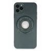 Mey İthalat® iPhone 12 Pro Kılıf Lukka Magneticsafe Kapak - Koyu Yeşil