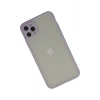 Mey İthalat®  iPhone 12 Pro Kılıf Montreal Silikon Kapak - Mor