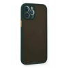 Mey İthalat®  iPhone 12 Pro Kılıf Montreal Silikon Kapak - Yeşil