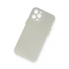 Mey İthalat® iPhone 12 Pro Kılıf PP Ultra İnce Kapak - Beyaz