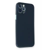 Mey İthalat®  iPhone 12 Pro Kılıf PP Ultra İnce Kapak - Mavi