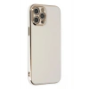Mey İthalat®  iPhone 12 Pro Kılıf Volet Silikon - Beyaz