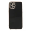 Mey İthalat®  iPhone 12 Pro Kılıf Volet Silikon - Siyah