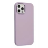 Mey İthalat® iPhone 12 Pro Max Kılıf Asya Deri Silikon - Lila