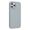 Mey İthalat®  iPhone 12 Pro Max Kılıf Asya Deri Silikon - Sierra Blue