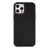 Mey İthalat® iPhone 12 Pro Max Kılıf Asya Deri Silikon - Siyah