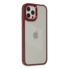 Mey İthalat® iPhone 12 Pro Max Kılıf Dora Kapak - Kırmızı