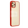Mey İthalat® iPhone 12 Pro Max Kılıf Element Silikon - Kırmızı