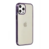 Mey İthalat® iPhone 12 Pro Max Kılıf Element Silikon - Mor