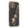 Mey İthalat®  iPhone 12 Pro Max Kılıf Esila Silikon - Siyah