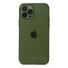 Mey İthalat®  iPhone 12 Pro Max Kılıf Fly Lens Silikon - Yeşil