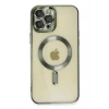 Mey İthalat®  iPhone 12 Pro Max Kılıf Kross Magneticsafe Kapak - Koyu Yeşil