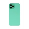 Mey İthalat® iPhone 12 Pro Max Kılıf Lansman Glass Kapak - Turkuaz