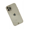 Mey İthalat® iPhone 12 Pro Max Kılıf Liva Taşlı Silikon - Beyaz