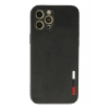 Mey İthalat® iPhone 12 Pro Max Kılıf Loop Deri Silikon - Siyah