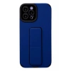 Mey İthalat® iPhone 12 Pro Max Kılıf Mega Standlı Silikon - Mavi