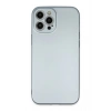 Mey İthalat®  iPhone 12 Pro Max Kılıf Nano içi Kadife Silikon - Sky Blue