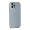 Mey İthalat®  iPhone 12 Pro Max Kılıf Nano içi Kadife Silikon - Sky Blue