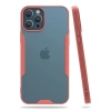 Mey İthalat®  iPhone 12 Pro Max Kılıf Platin Silikon - Pembe
