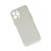 Mey İthalat® iPhone 12 Pro Max Kılıf PP Ultra İnce Kapak - Beyaz