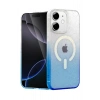 Mey İthalat®   iPhone 12 Pummel Shiny Magsafe Kapak - Mavi