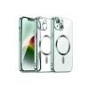 Mey İthalat®  iPhone 13 Kılıf Kross Magneticsafe Kapak - Koyu Yeşil