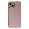 Mey İthalat®  iPhone 13 Kılıf Volet Silikon - Mor