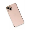 Mey İthalat®  iPhone 13 Kılıf Volet Silikon - Pembe