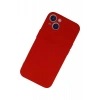 Mey İthalat®  iPhone 13 Mini Kılıf Nano içi Kadife Silikon - Kırmızı