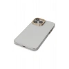 Mey İthalat®  iPhone 13 Pro Kılıf Anka PC Sert Metal Kapak - Şeffaf