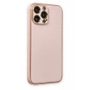 Mey İthalat®  iPhone 13 Pro Kılıf Coco Karbon Silikon - Pembe