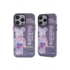 Mey İthalat® iPhone 13 Pro Kılıf Desenli Kapak - Mor - 1