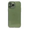 Mey İthalat®  iPhone 13 Pro Kılıf Fly Lens Silikon - Yeşil