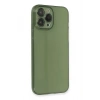 Mey İthalat®  iPhone 13 Pro Kılıf Fly Lens Silikon - Yeşil