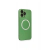 Mey İthalat® iPhone 13 Pro Kılıf Jack Magneticsafe Lens Silikon - Yeşil