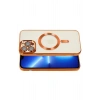 Mey İthalat®  iPhone 13 Pro Kılıf Kross Magneticsafe Kapak - Turuncu