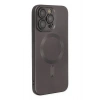 Mey İthalat® iPhone 13 Pro Kılıf Moshi Lens Magneticsafe Silikon - Füme