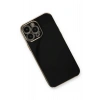 Mey İthalat®  iPhone 13 Pro Kılıf Volet Silikon - Siyah