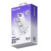 Mey İthalat®   iPhone 13 Pro Max Bilvis 5in1 3D Magic Cam Ekran Koruyucu - Siyah