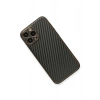 Mey İthalat®  iPhone 13 Pro Max Kılıf Coco Karbon Silikon - Siyah
