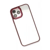Mey İthalat® iPhone 13 Pro Max Kılıf Dora Kapak - Kırmızı