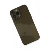 Mey İthalat® iPhone 13 Pro Max Kılıf Fly Lens Silikon - Siyah