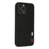 Mey İthalat® iPhone 13 Pro Max Kılıf Loop Deri Silikon - Siyah