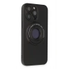 Mey İthalat® iPhone 13 Pro Max Kılıf Lukka Magneticsafe Kapak - Siyah