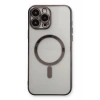 Mey İthalat® iPhone 13 Pro Max Kılıf Magneticsafe Lazer Silikon - Siyah