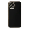Mey İthalat®  iPhone 13 Pro Max Kılıf Volet Silikon - Siyah