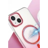 Mey İthalat®   iPhone 14 Glossy Magsafe Kapak - Siyah